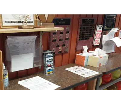 Flyer Displays Area